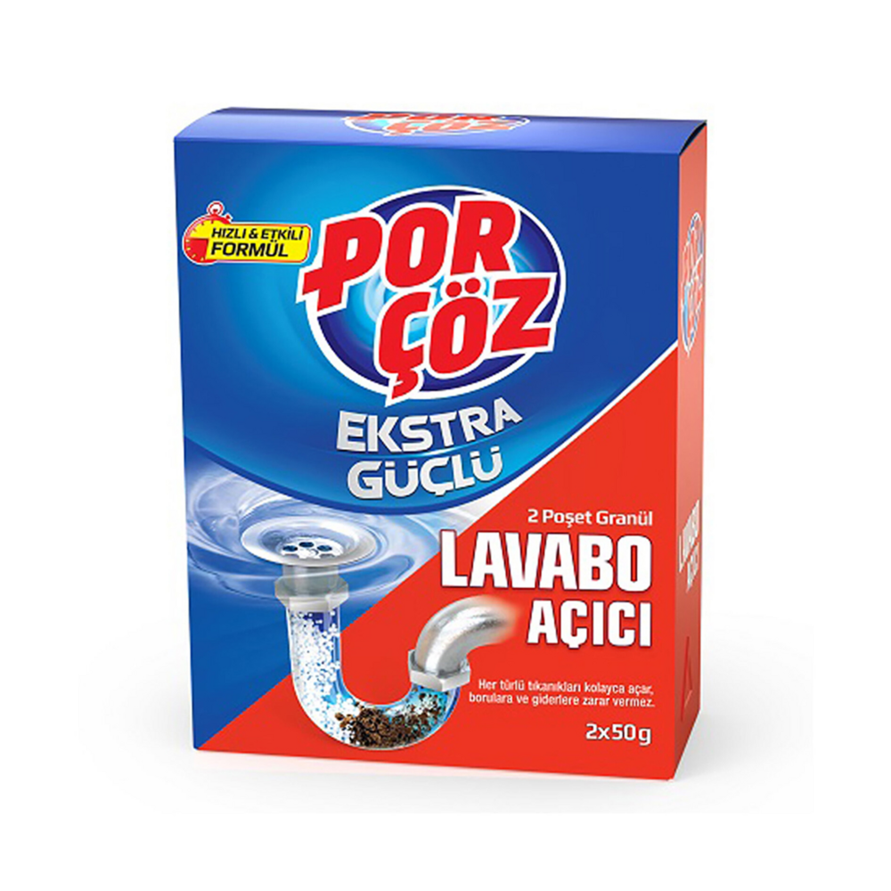 Porçöz Lavabo Açıcı Granül 100 Gr