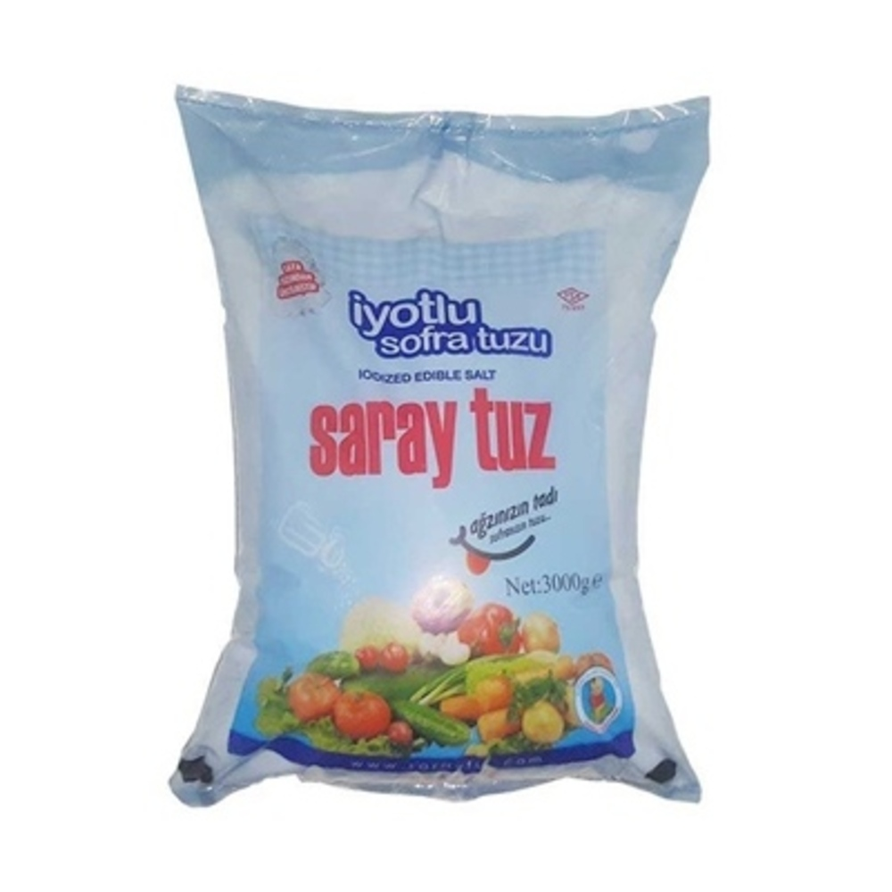 Saray Tuz İyotlu Rafine 3 Kg