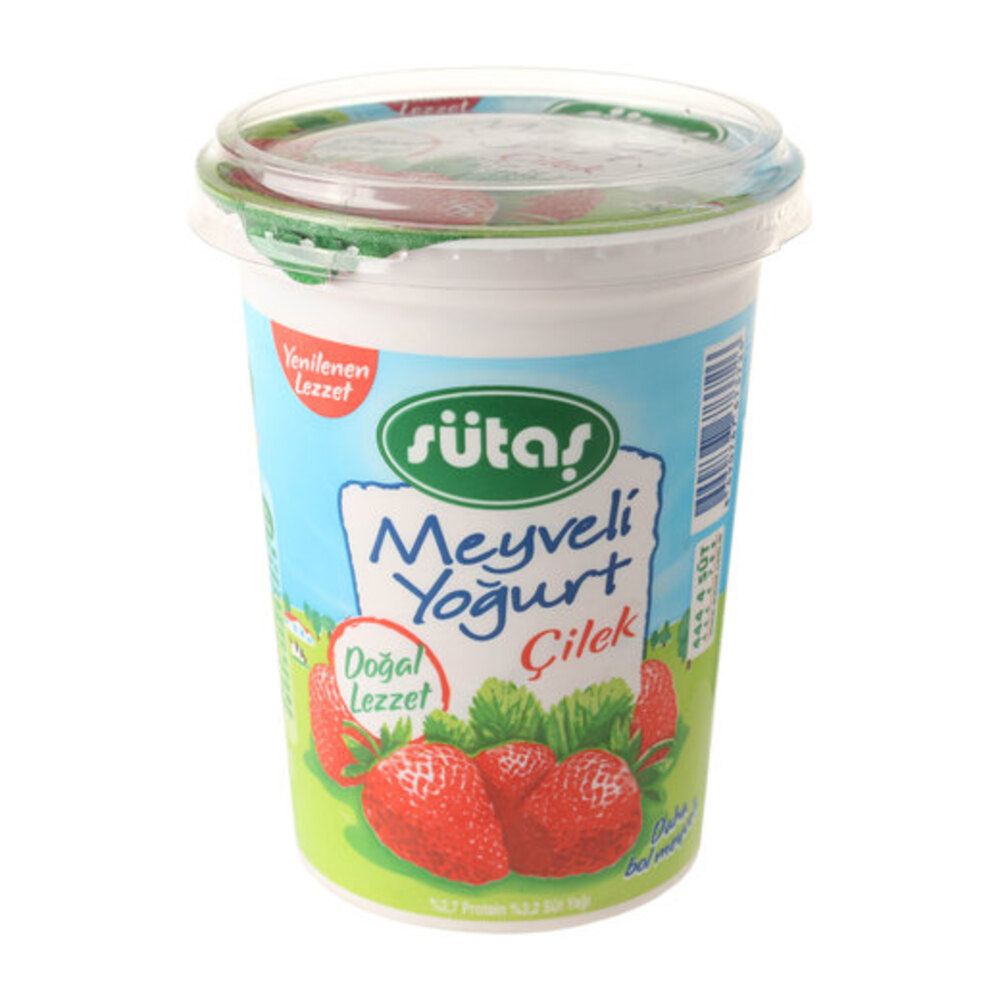 Sütaş Yoğurt Çilekli 475g
