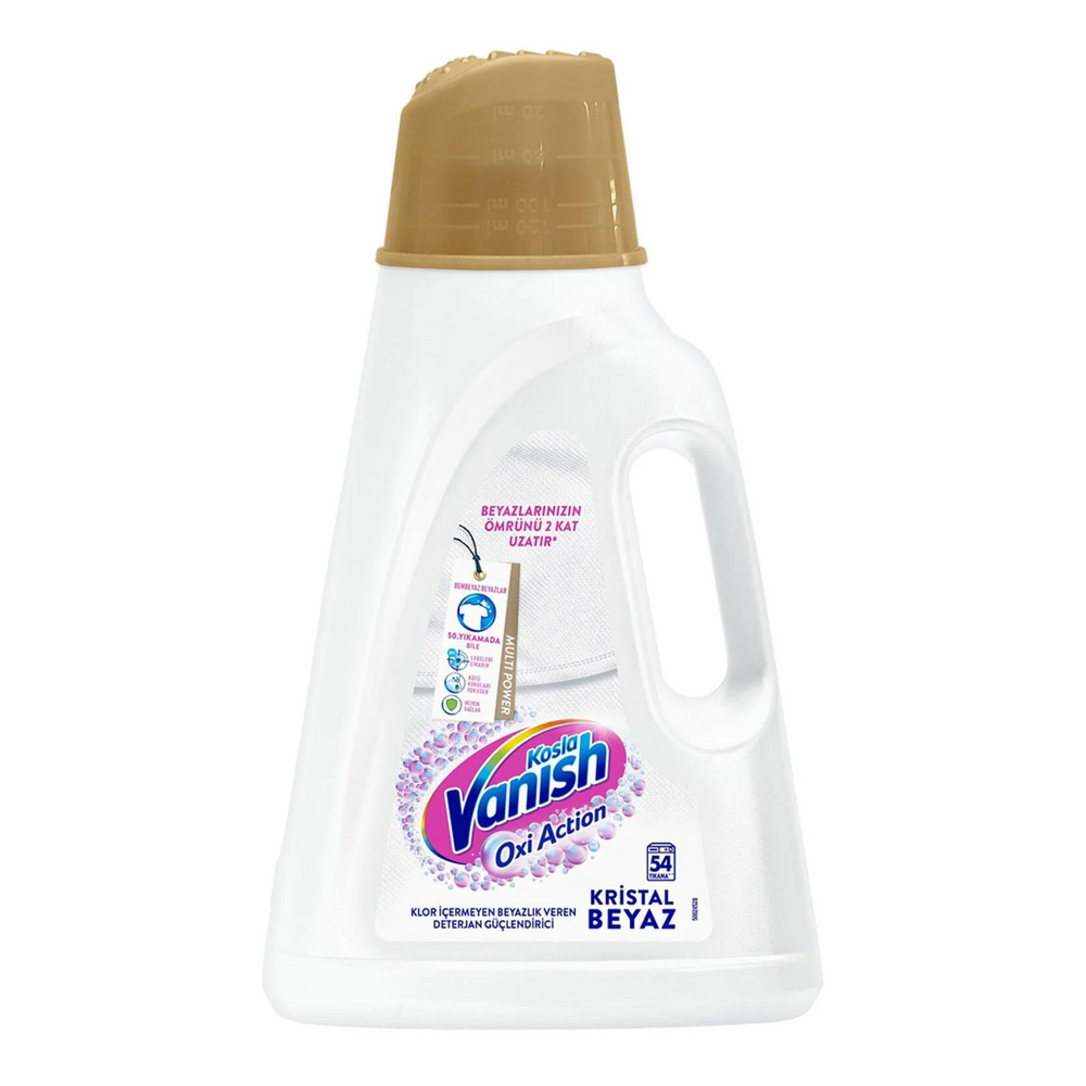 Vanish Kosla Kristal Beyaz Sıvı Leke Çıkarıcı 2700 Ml