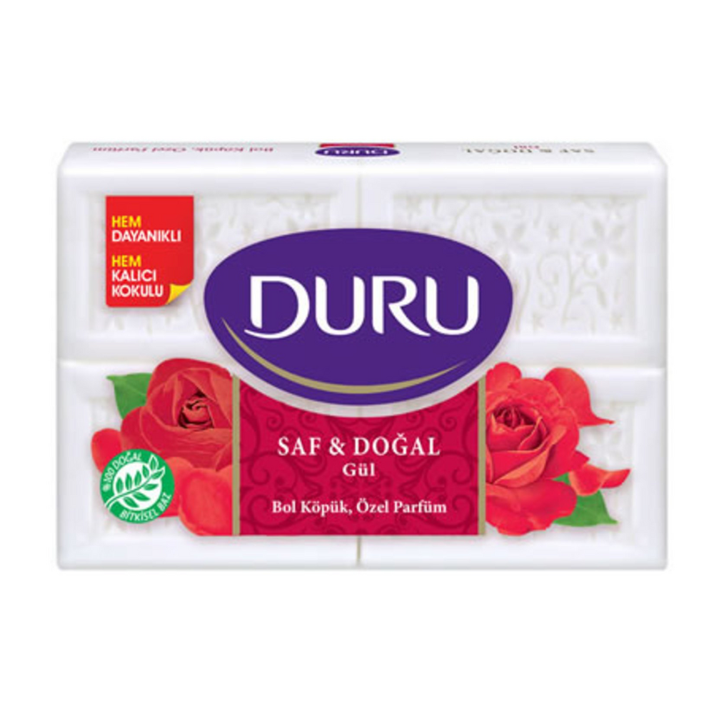 Duru Saf & Doğal Gül Kalıp Sabun 600 Gr