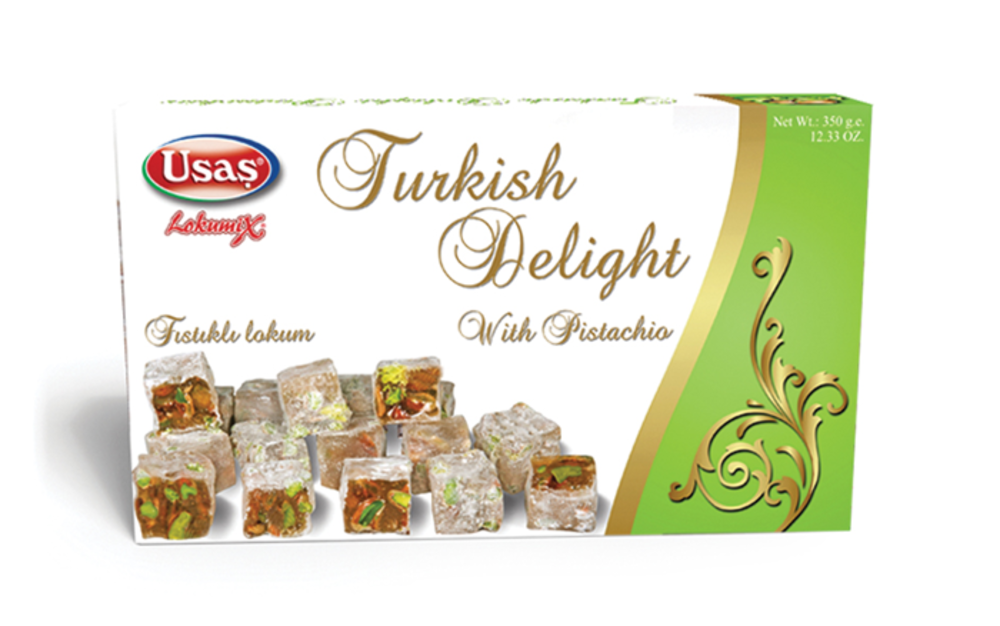 Usaş Lokum Antep Fıstıklı 350 G