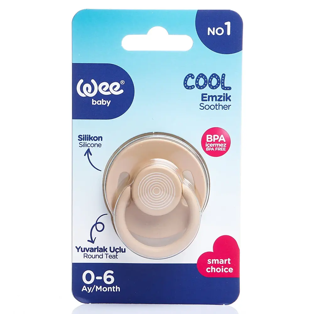 Wee Baby Cool Yuvarlak Uçlu Emzik No:1	