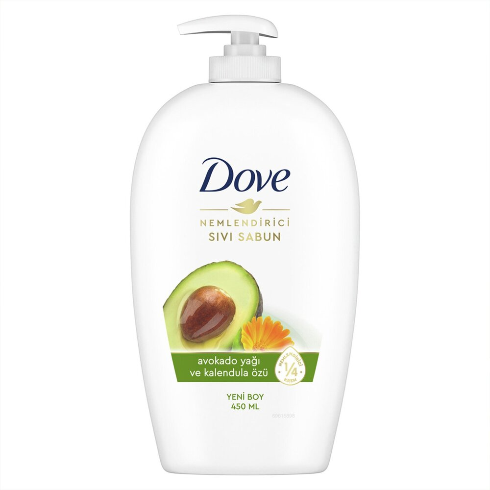 Dove Sıvı Sabun Avokado Yağı Ve Kalendula Özü 450 Ml 