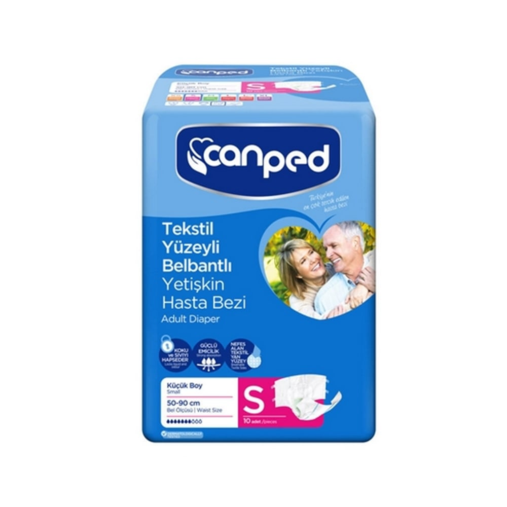 Canped Hasta Bezi Belbantlı Küçük 10'lu