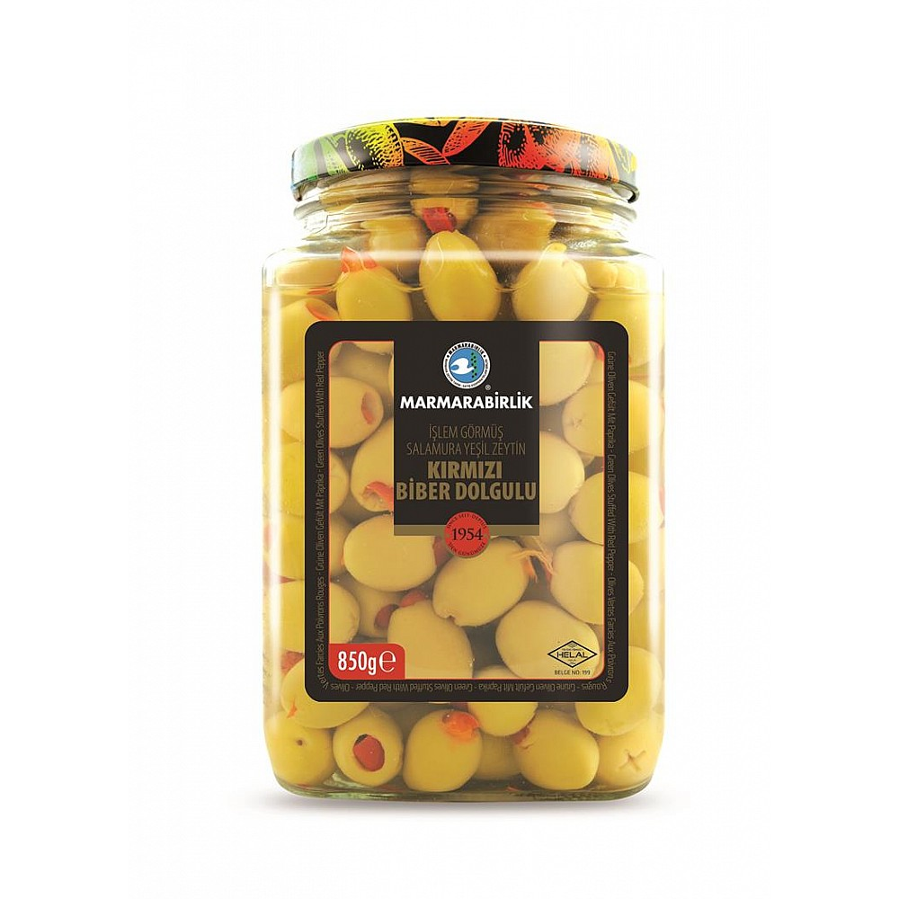 Marmara Birlik Yeşil Biber Dolgulu 850 G