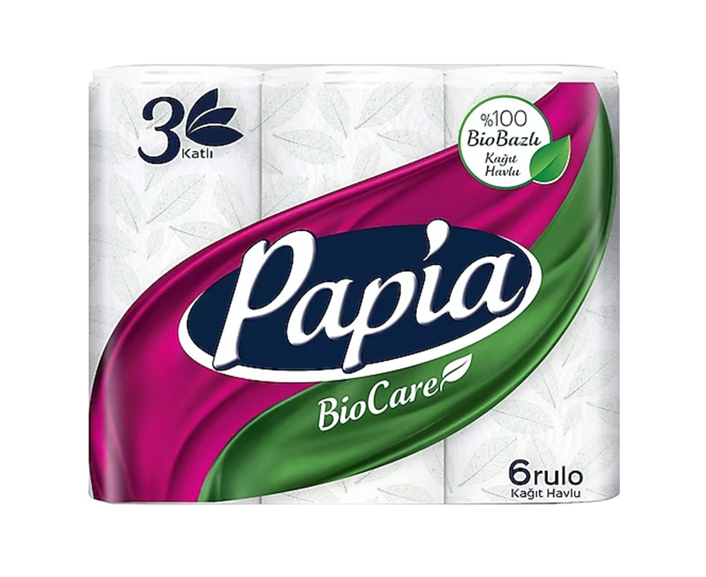 Papia Biocare Kağıt Havlu 6'Lı