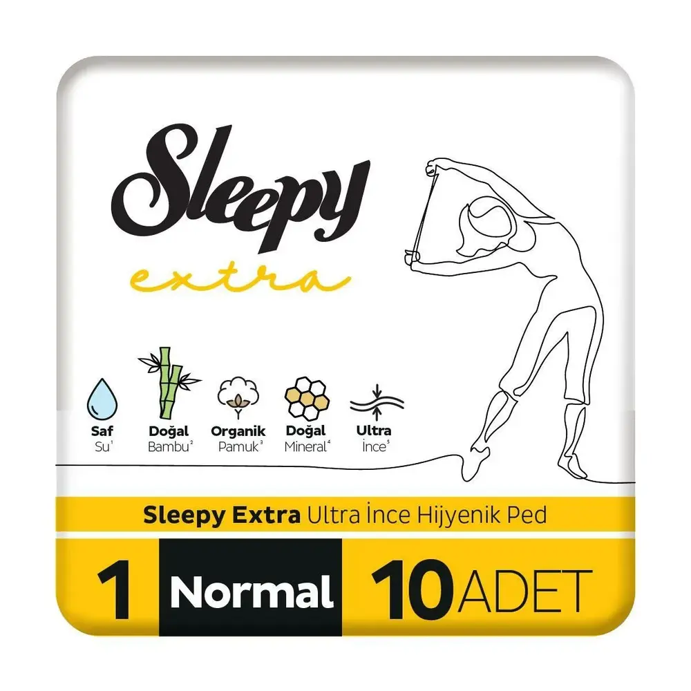 Sleepy Extra Slım Standart Hijyenik Ped Normal 10'Lu