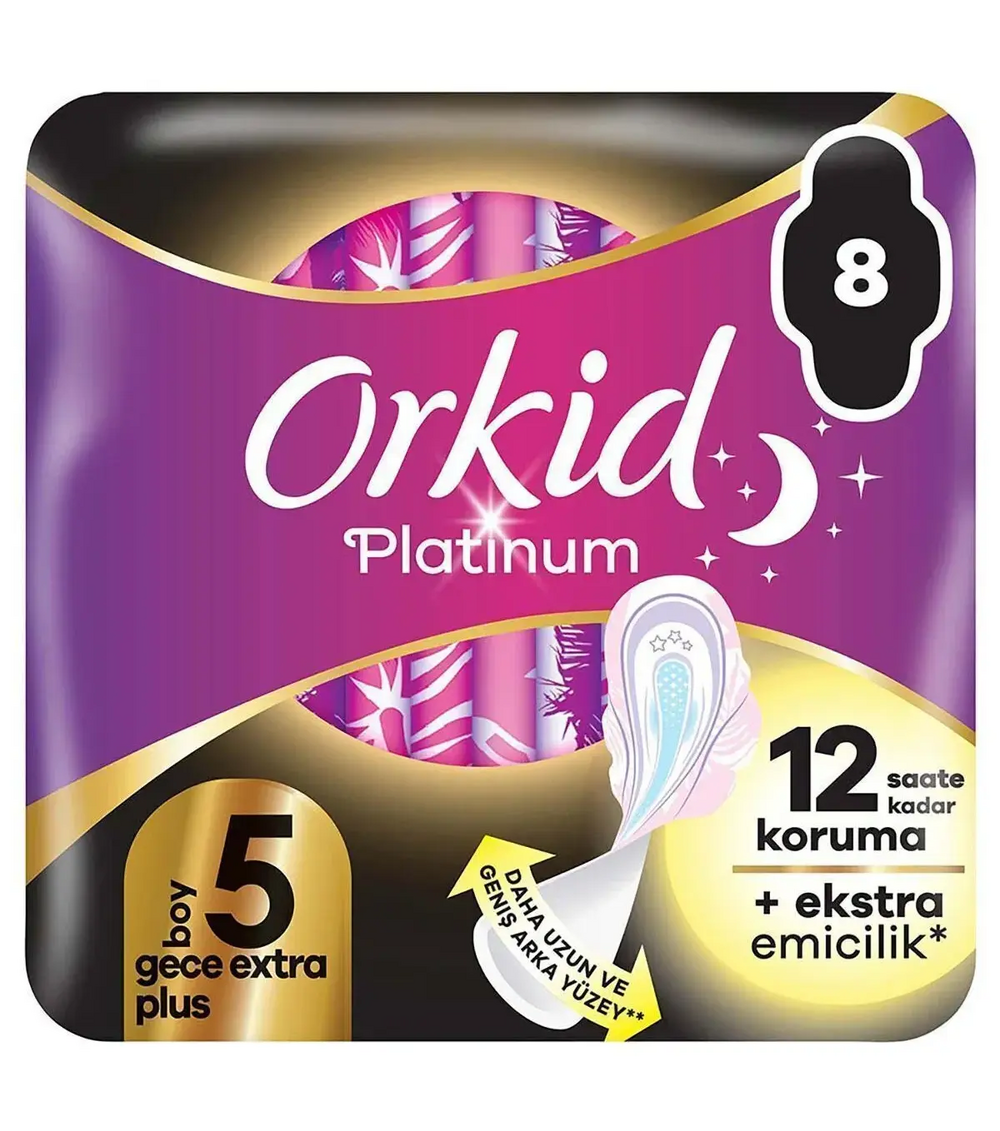 Orkid Platinum Gece Extra Plus 8'Lİ