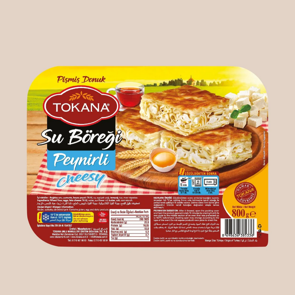 Tokana Su Böreği Peynirli 800g
