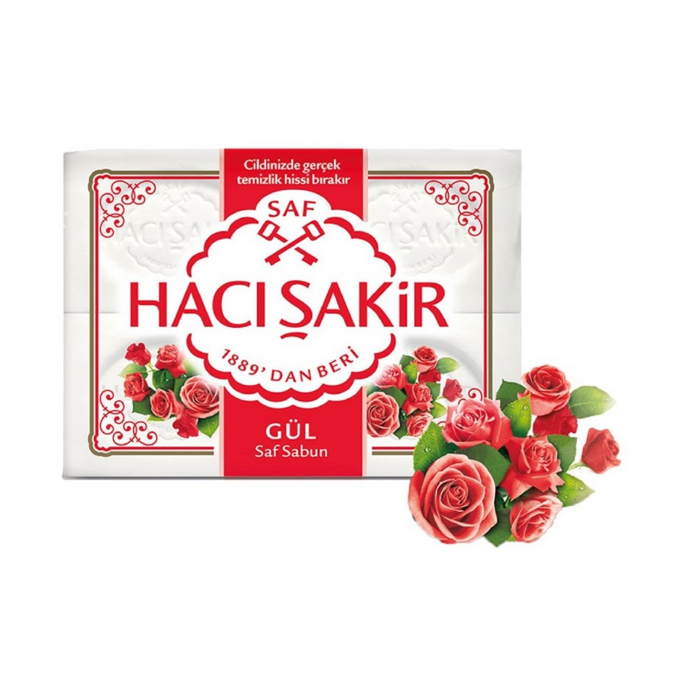 Hacı Şakir Sabun Gül 4x150 Gr