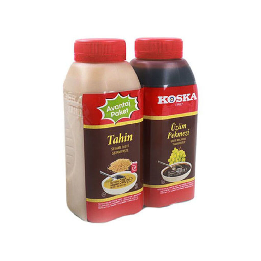 Koska Tahin 300 G + Üzüm Pekmezi 400 G 2'Li Fırsat
