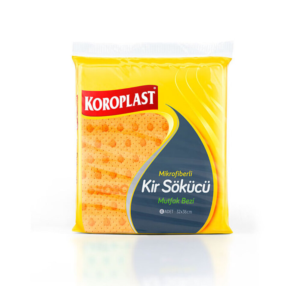 Koroplast Kir Sökücü Mutfak Bezi 4'Lü