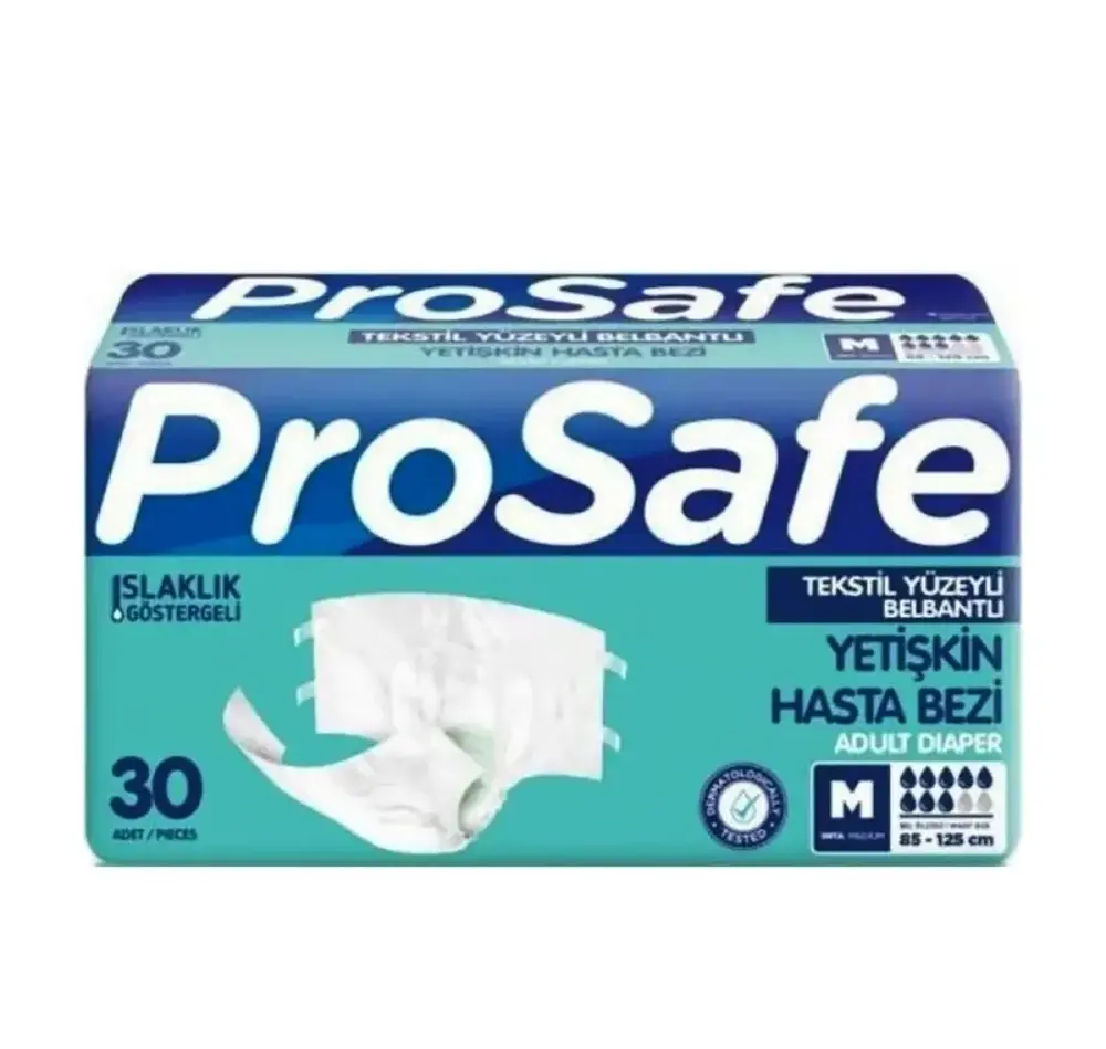 Prosafe Hasta Bezi Bel Bantlı Orta Boy 