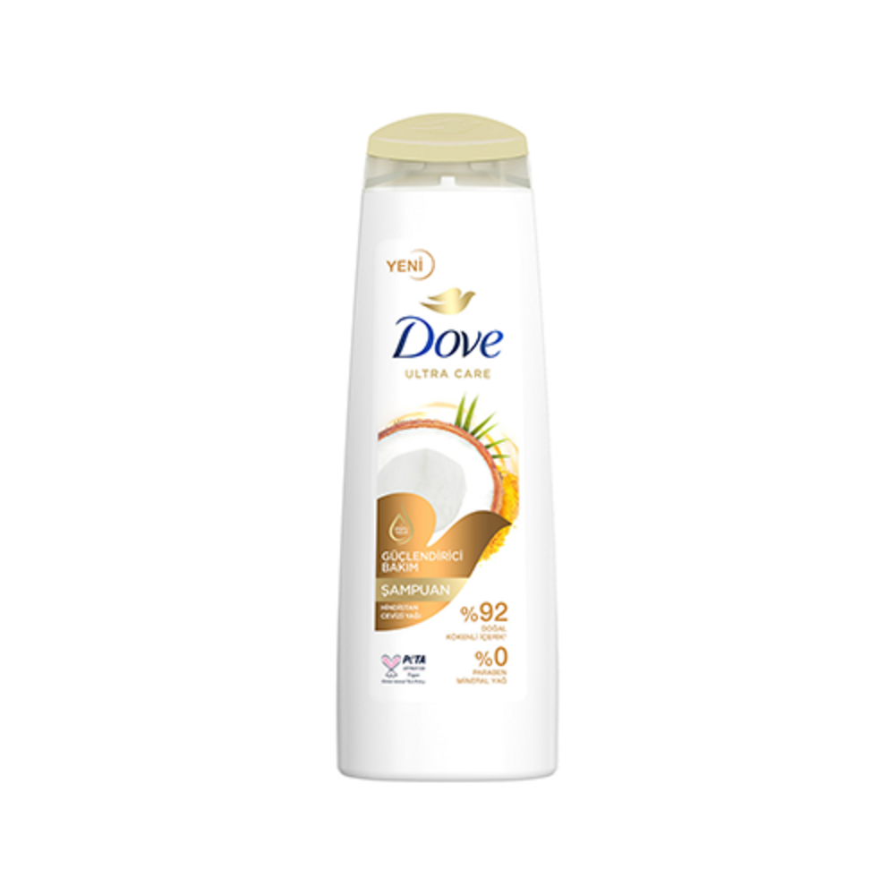 Dove Şampuan Güçlendirici Bakım Hindistan Cevizi Yağı 400 Ml