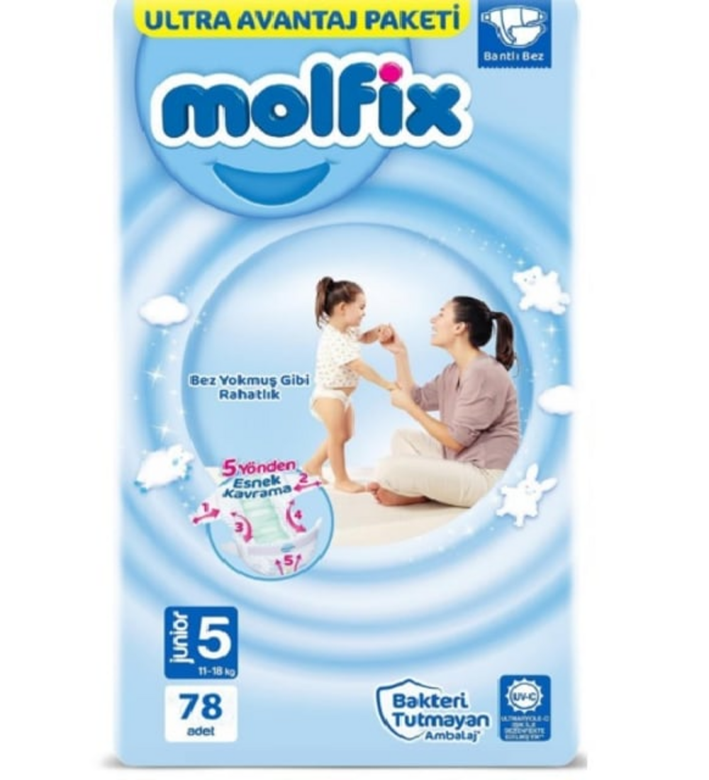 Molfix 3D Ultra Fırsat Paketi Jujnior 5 No 78 Li