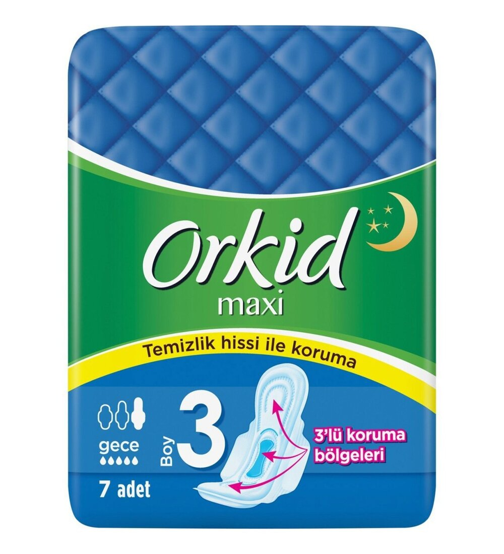 Orkid Maxi Tekli Gece 7'Li