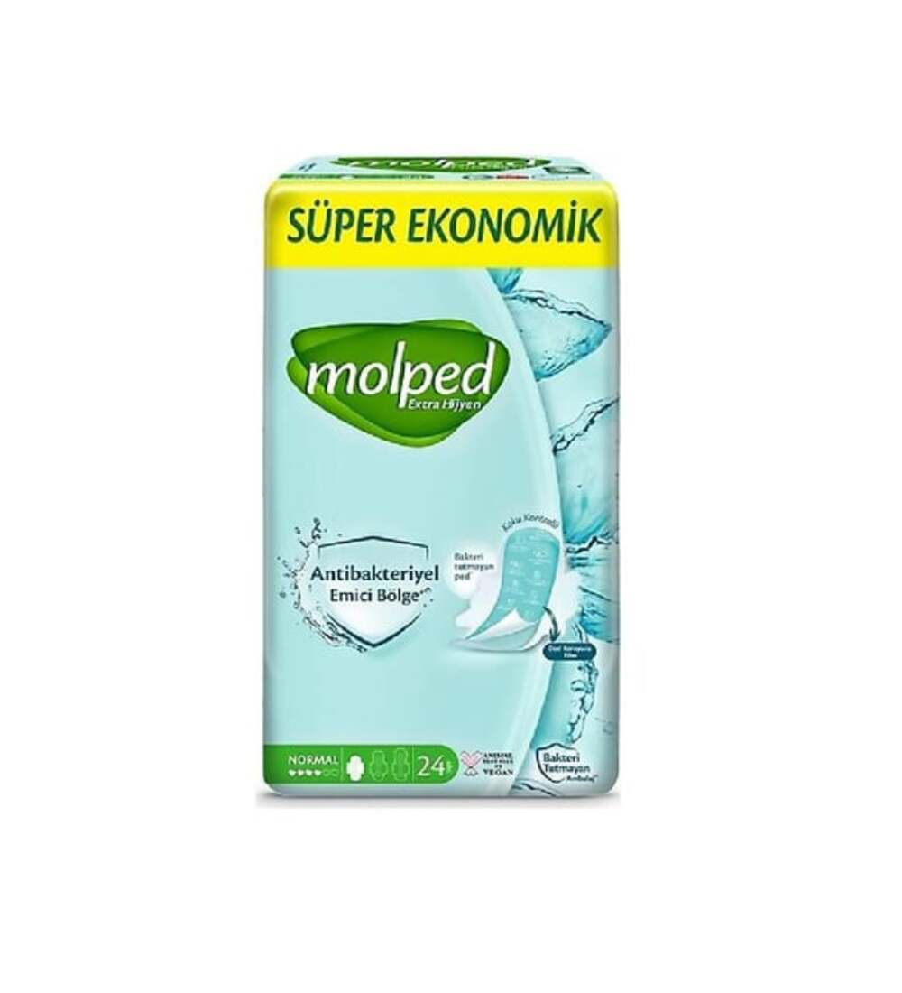 Molped Extra Hijyen Ped Eko Normal 24'Lü
