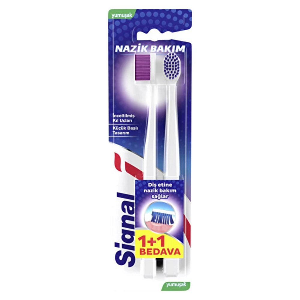 Signal Diş Fırçası Nazik Bakım 1+1 Yumuşak