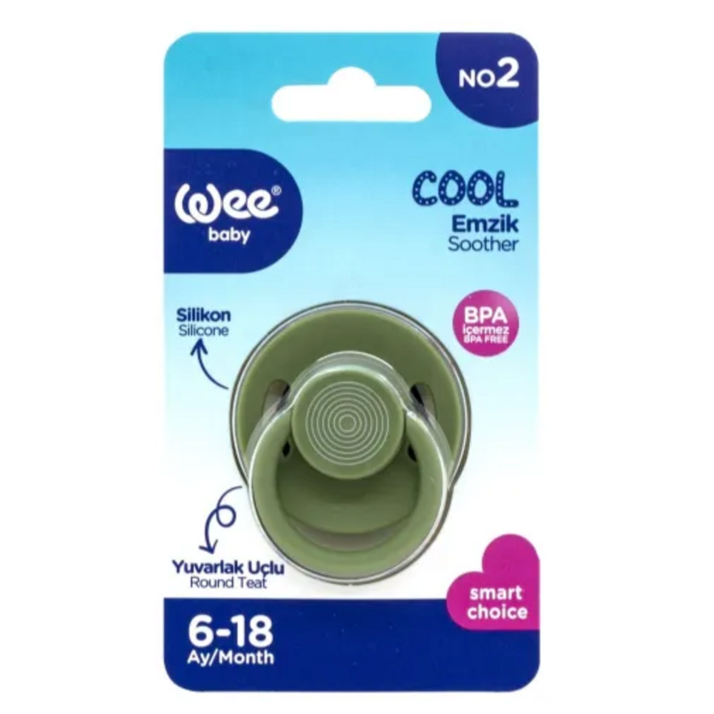 Wee Baby Cool Yuvarlak Uçlu Emzik No:2	