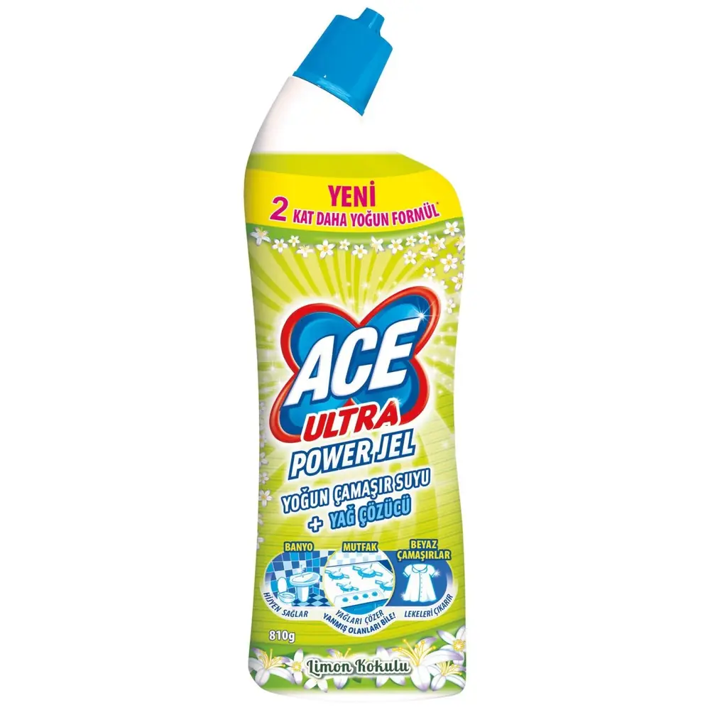 Ace Ultra Power Jel Limon Bahçesi 810Ml
