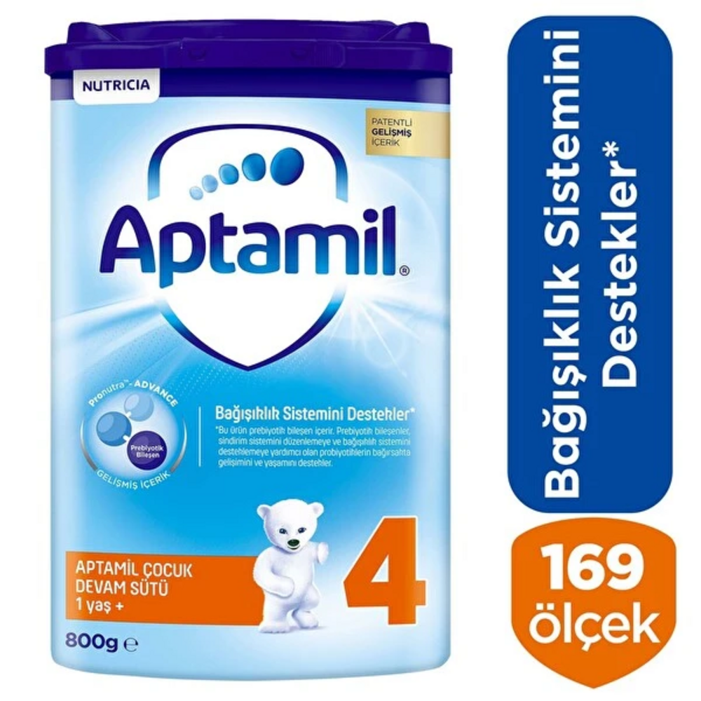 Aptamil Çocuk Devam Sütü 1 yaş+ No:4 800g