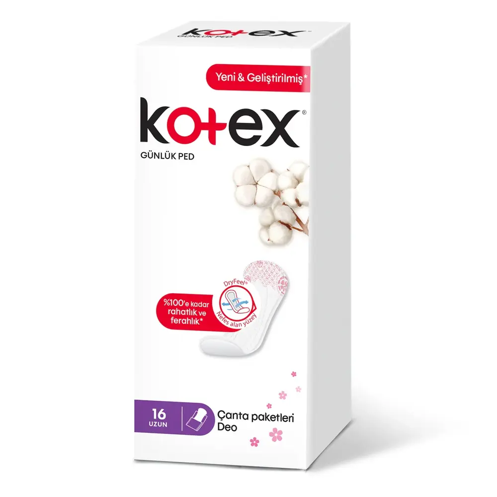 Kotex Anyday Günlük Ped Uzun 16'Lı