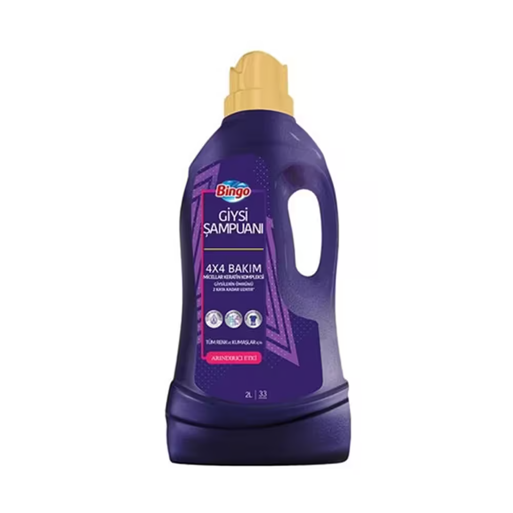 Bingo Giysi Şampuanı Arındırıcı Etki 2000 Ml