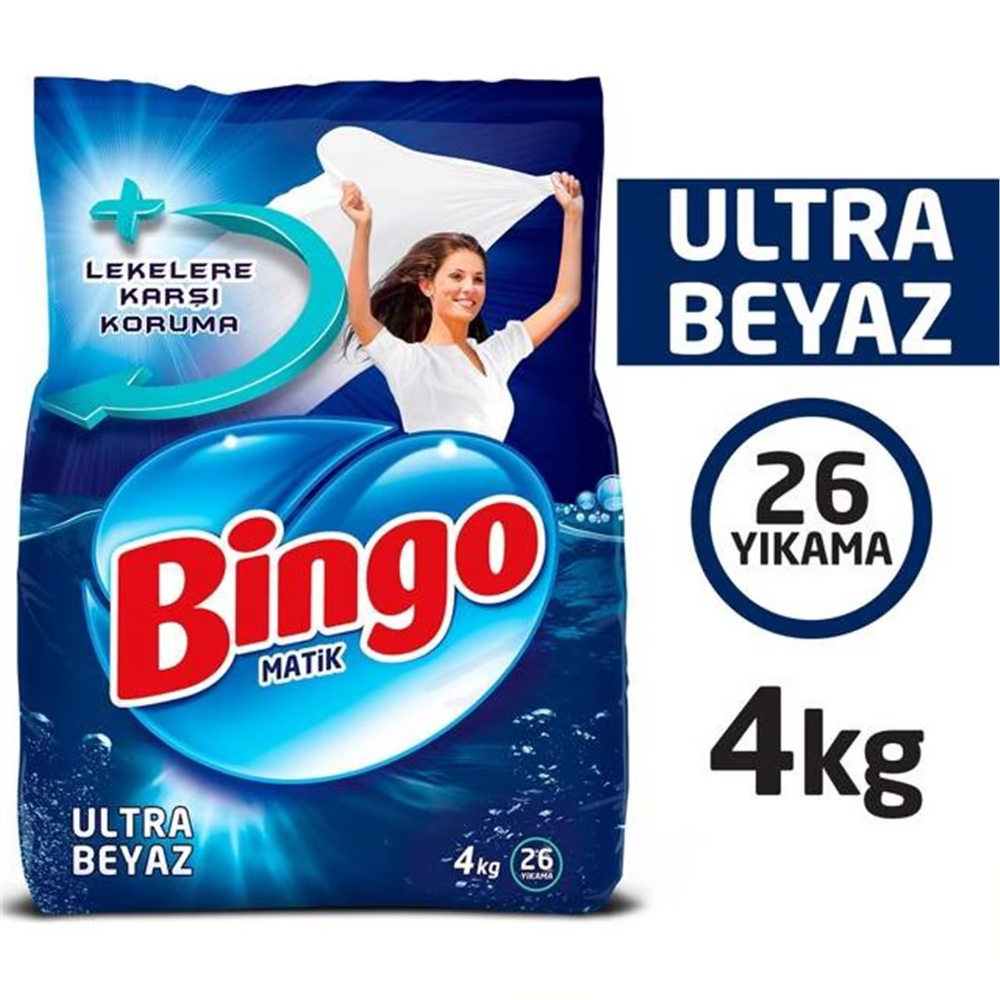 Bingo Matik Ultra Beyaz 4 Kg 