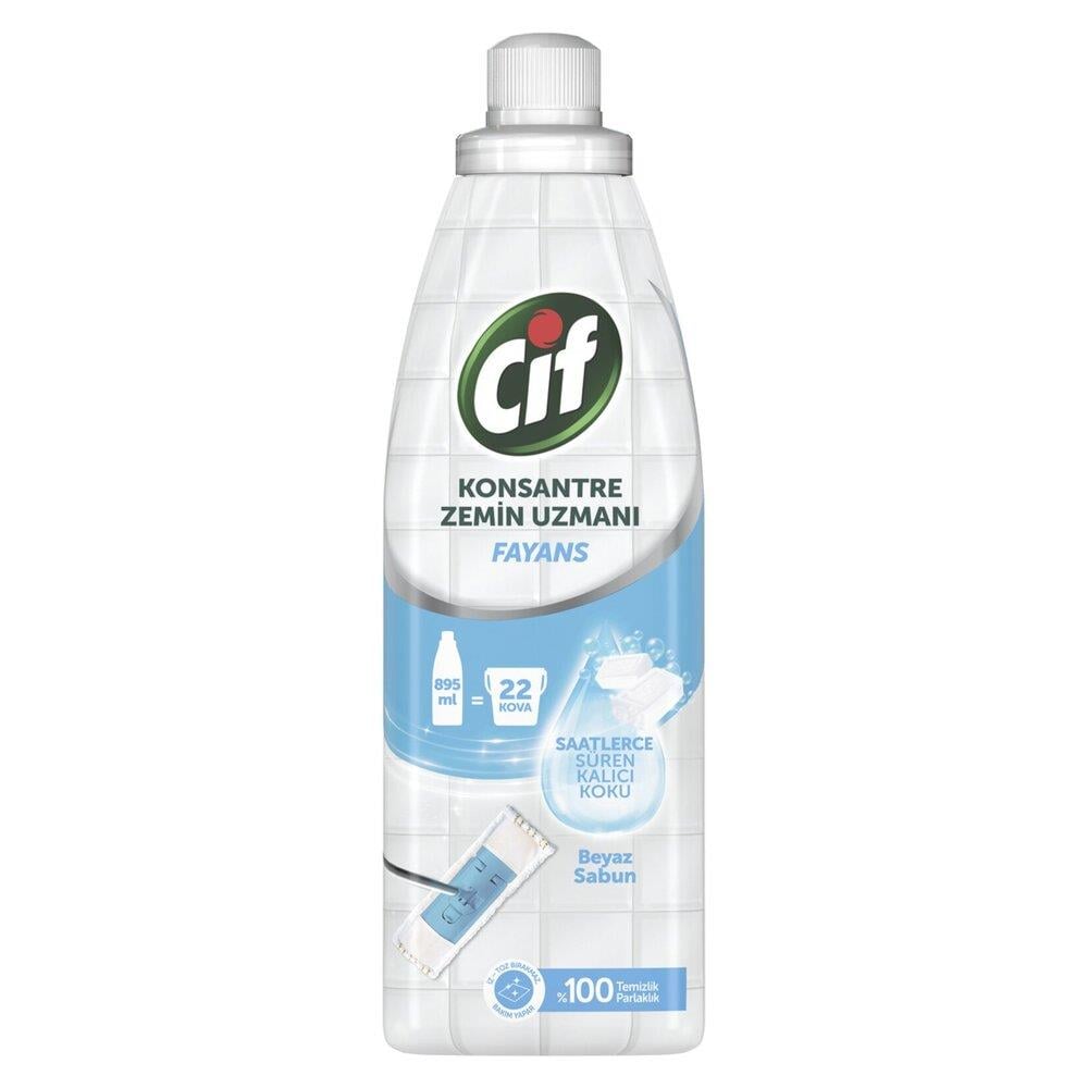 Cif Konsantre Zemin Uzmanı Fayans Beyaz Sabun 895 Ml 