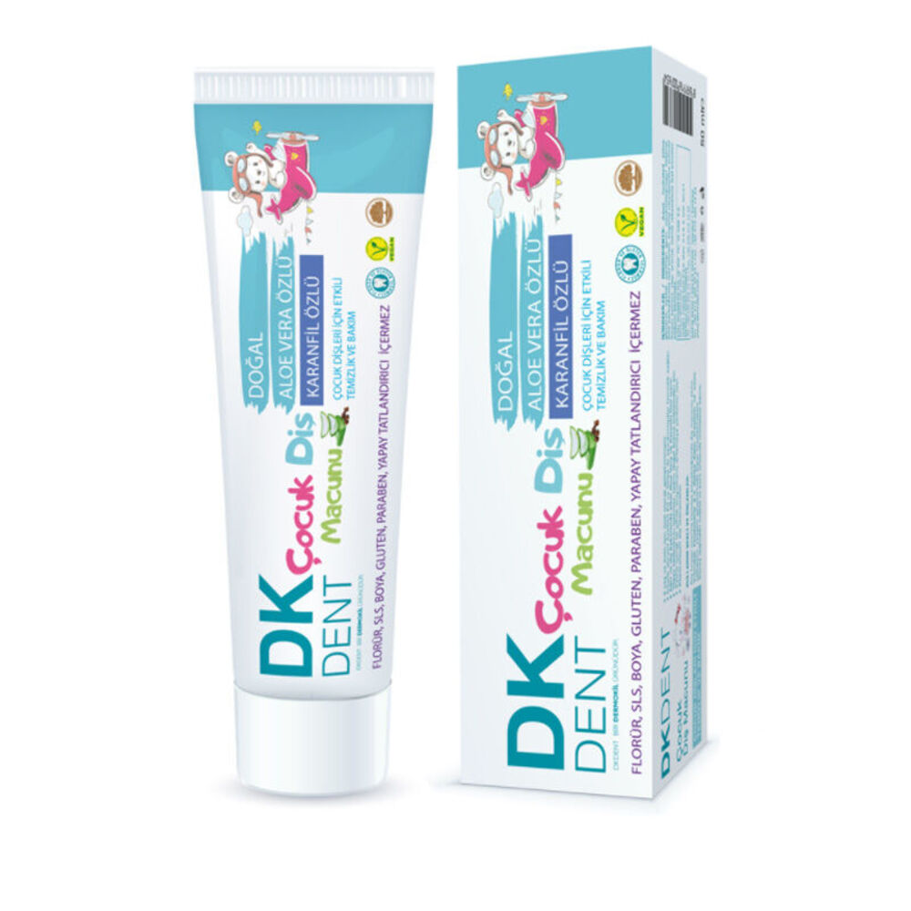 Dermokil Diş Macunu Dk Dent Karanfil Özlü Çilek Aromalı Çocuk 50 Ml