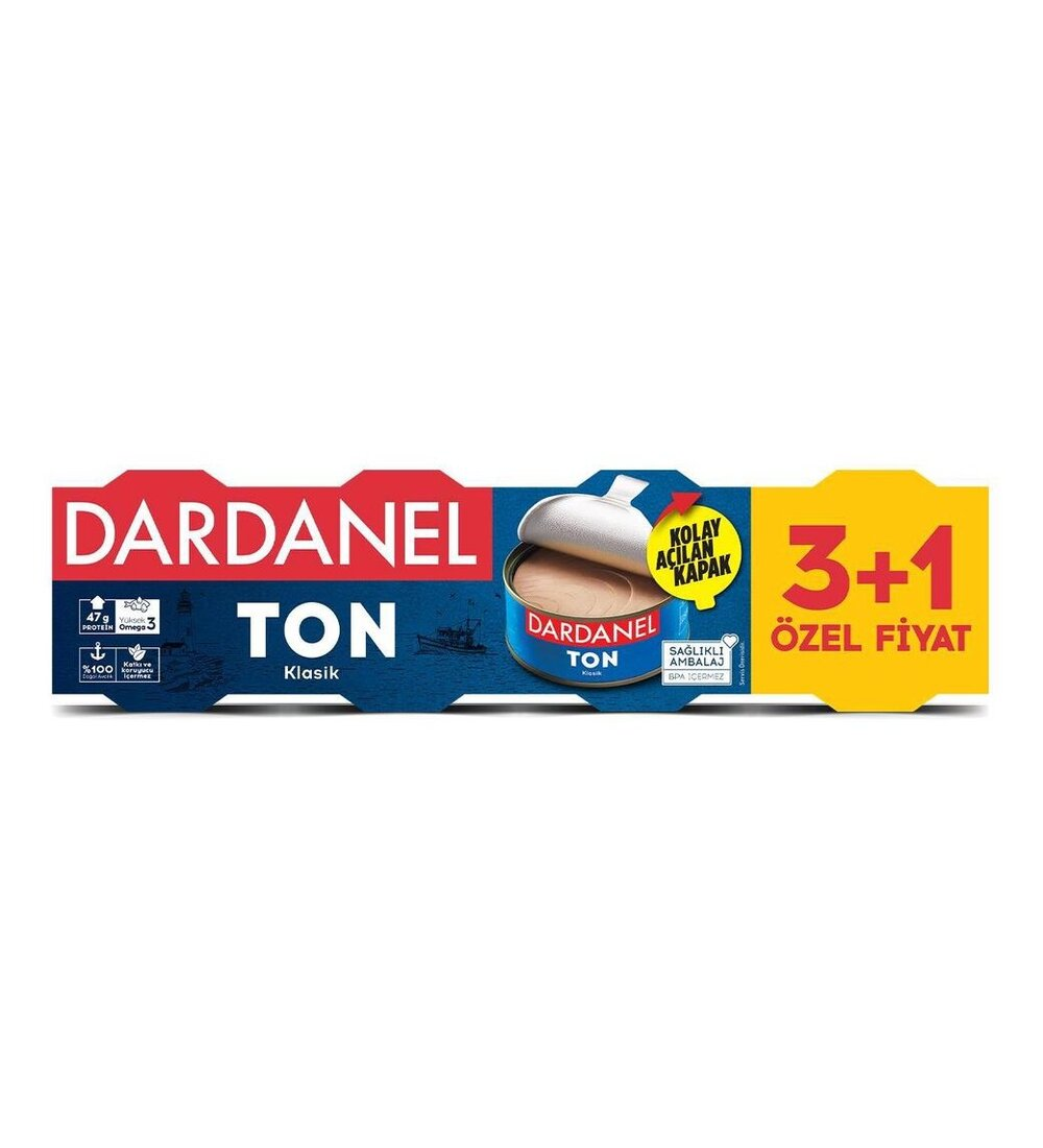 Dardanel Ayçiçek Yağlı Ton Balığı 4x75 G