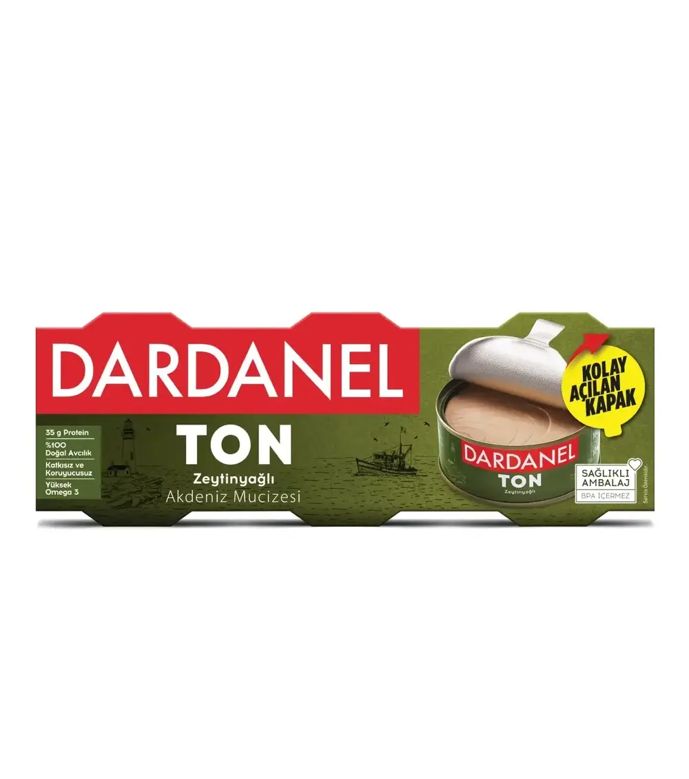 Dardanel Zeytinyağlı Ton Balığı 3x75 G