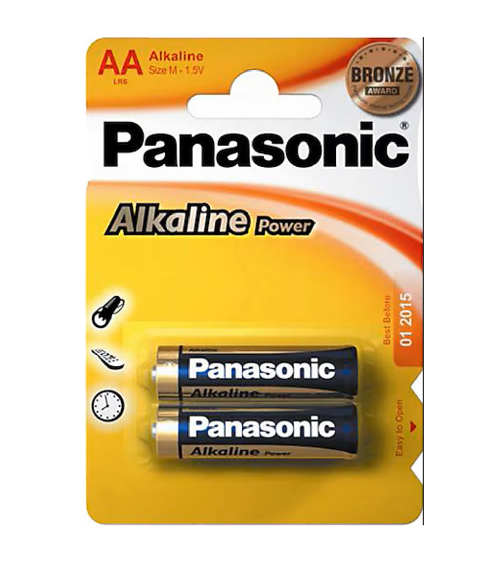 Panasonic Kalem Pil Alkalin Power 2'Li AA 