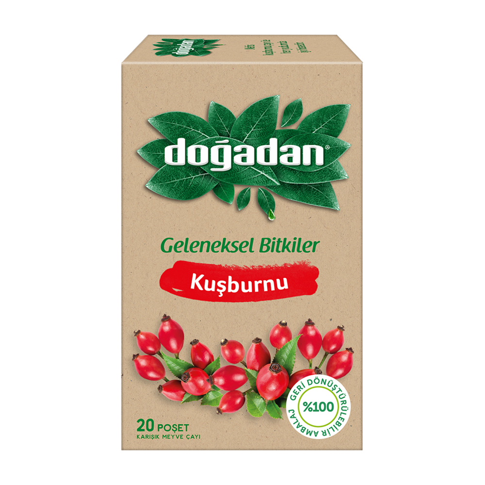 Doğadan Kuşburnu Çayı 25'Li 60 Gr