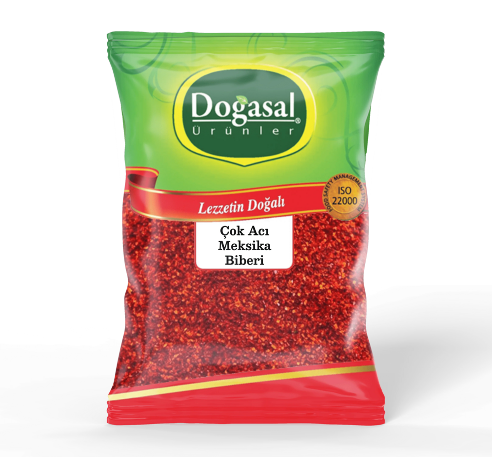 Doğasal Çok Acı Meksika Pul Biber 35 G