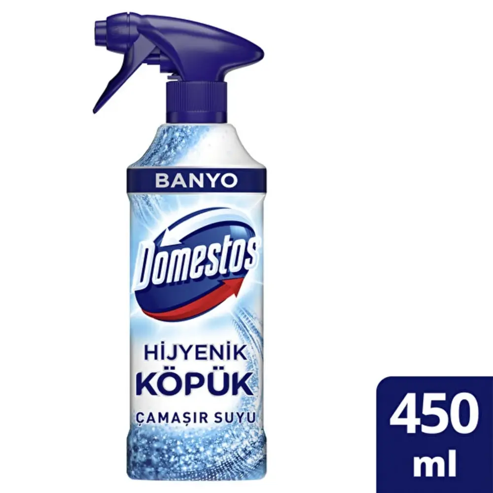 Domestos Hijyenik Köpük Çamaşır Suyu Banyo Kutup Ferahlığı Sprey 450 Ml