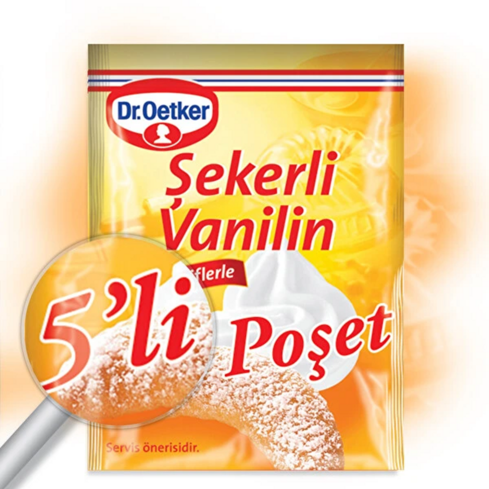 Dr.Oetker Şekerli Vanilin 5'li Paket 25 G