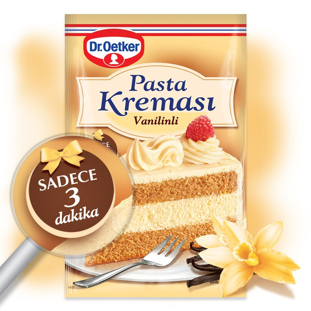 Dr.Oetker Pasta Kreması Vanilyalı 136 G