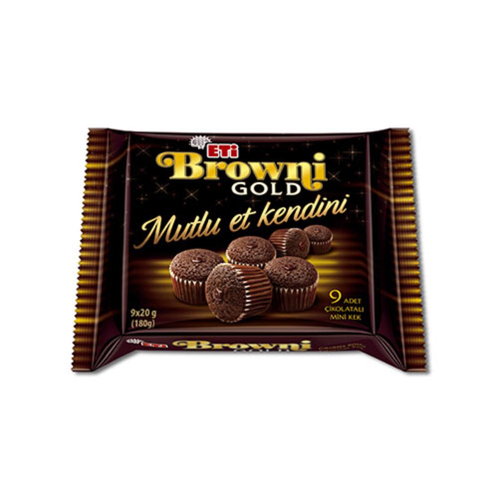 Eti Browni Mini Çikolatalı 9'Lu 180g