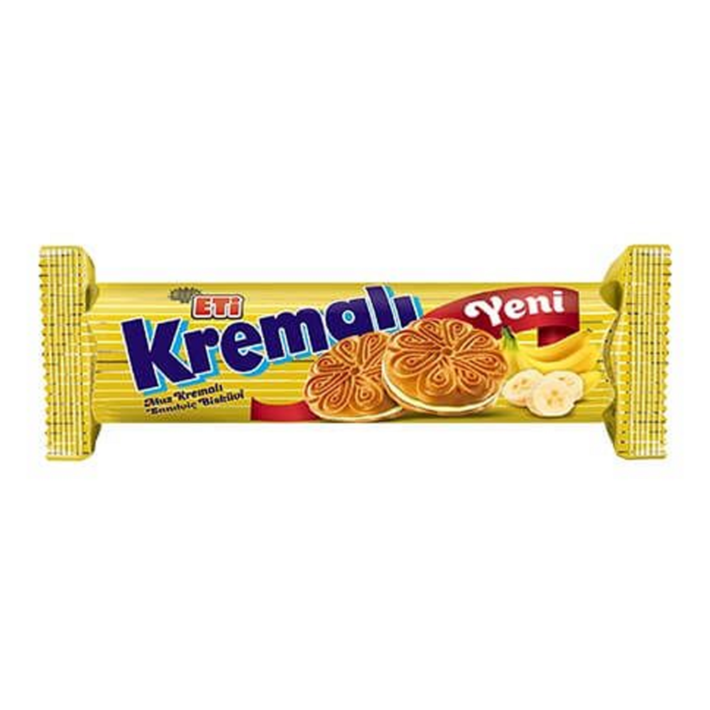 Eti Kremalı Bisküvi Muzlu 61g