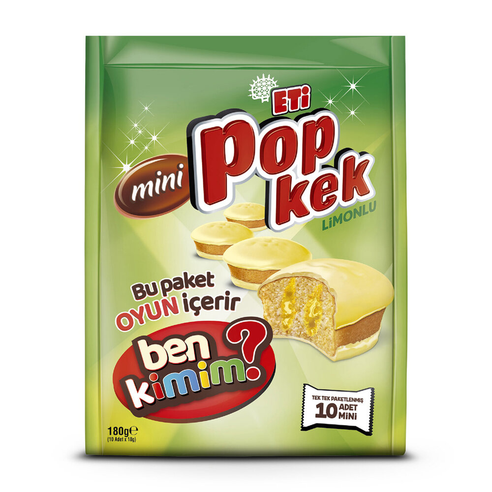 Eti Popkek Mini Limonlu 180g