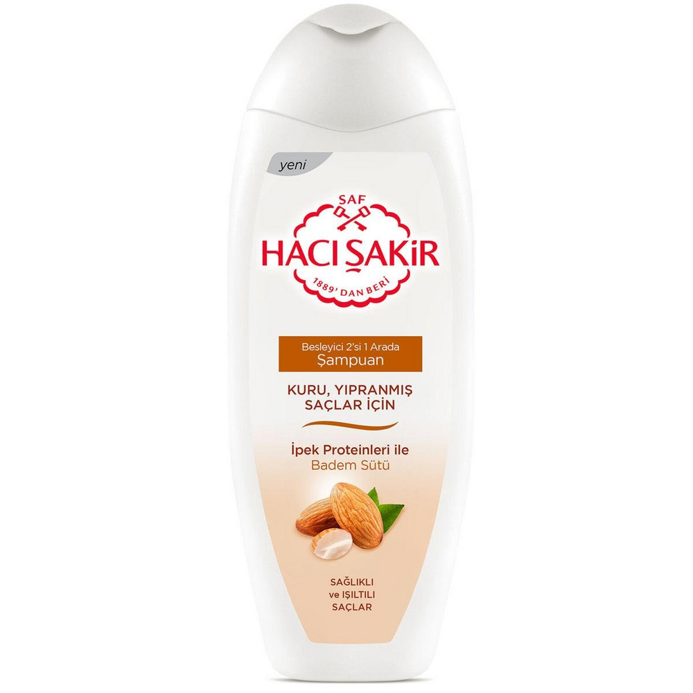 Hacı Şakir Şampuan 2´si 1 - Badem Sütü 500 Ml