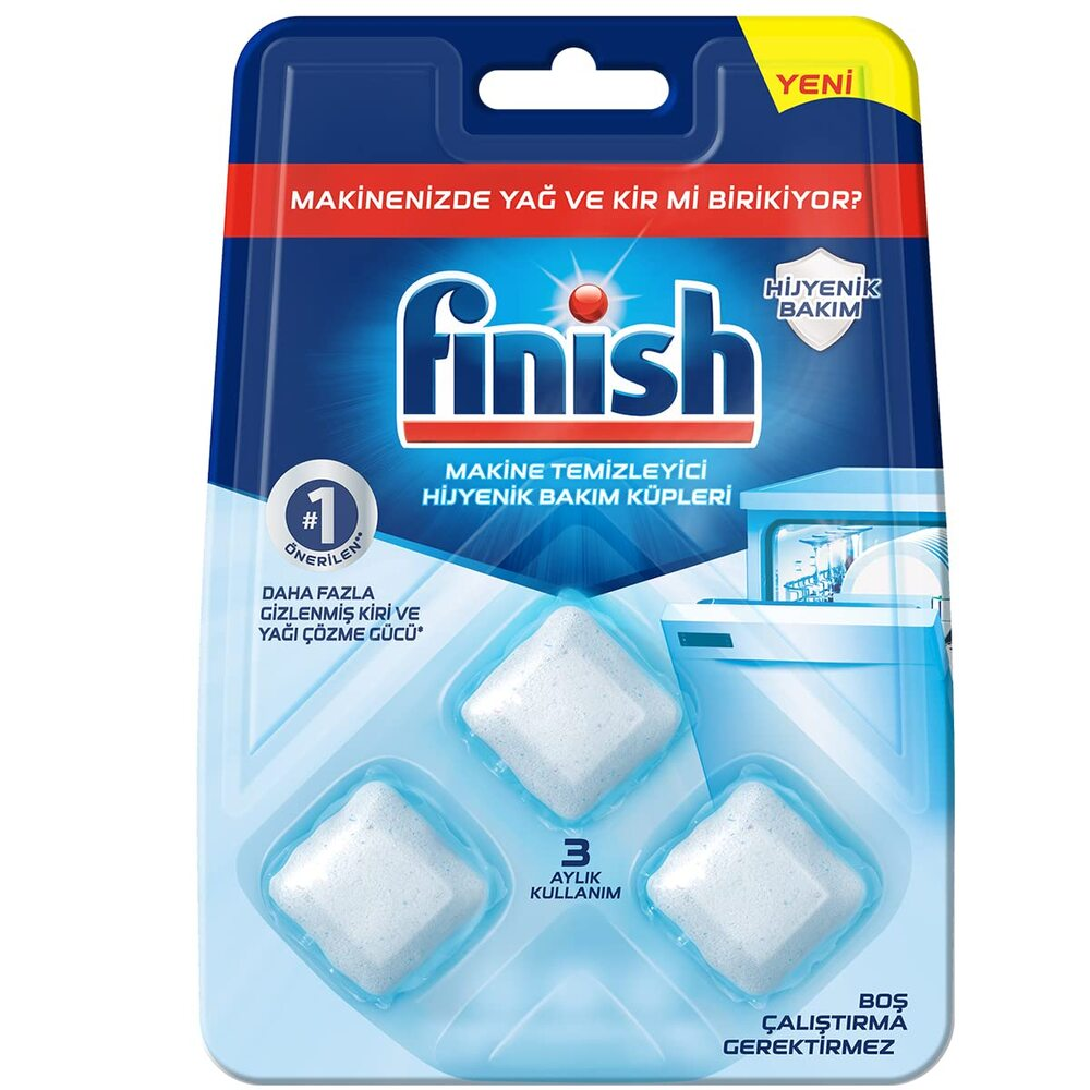 Finish Bulaşık Makinesi Temizleyicisi 3'lü Tablet