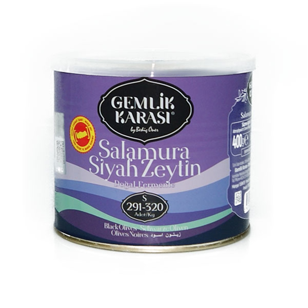Gemlik Karası Zeytin Salamura 400g