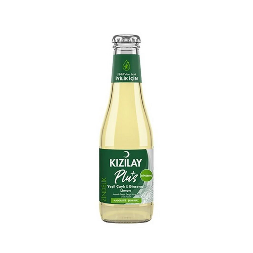 Kızılay Maden Suyu Yeşil Çay Ginseng Limon 200 Ml +Plus