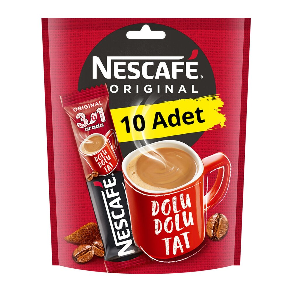 Nescafe 3ü1 Arada 10'Lu Paket 175 Gr