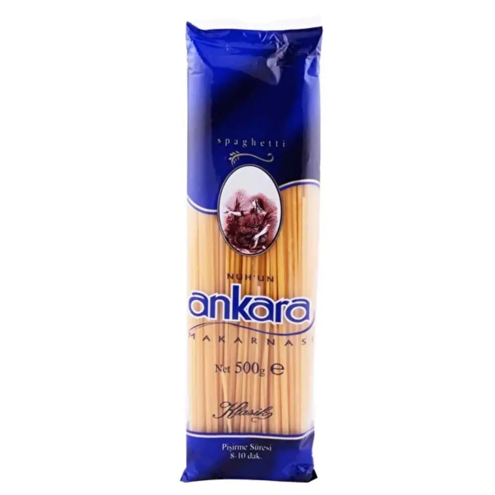 Nuh'un Ankara Makarna Spagetti İnce 500 Gr
