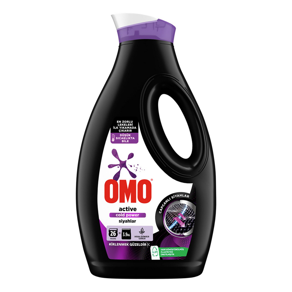 Omo Sıvı Active Cold Power Siyahlar İçin Çamaşır Deterjanı 1690 Ml
