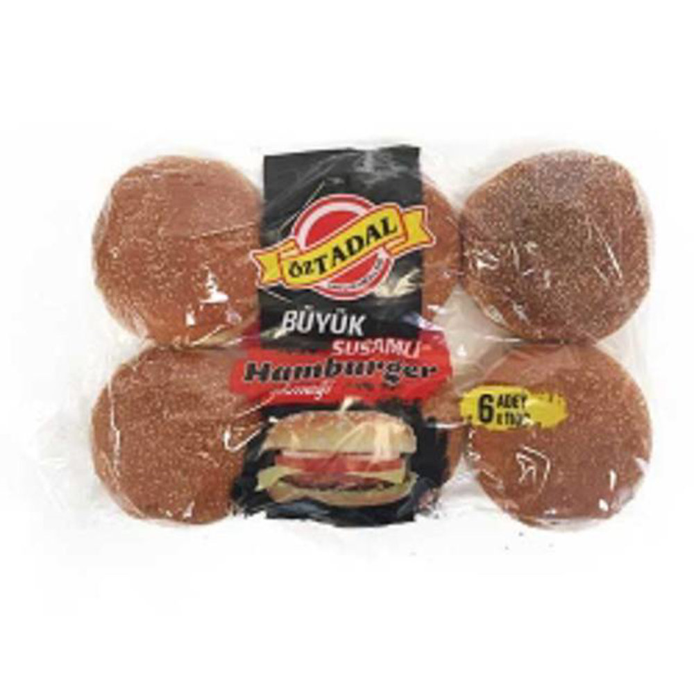 Öztadal Hamburger Ekmeği 6'lı 324 G